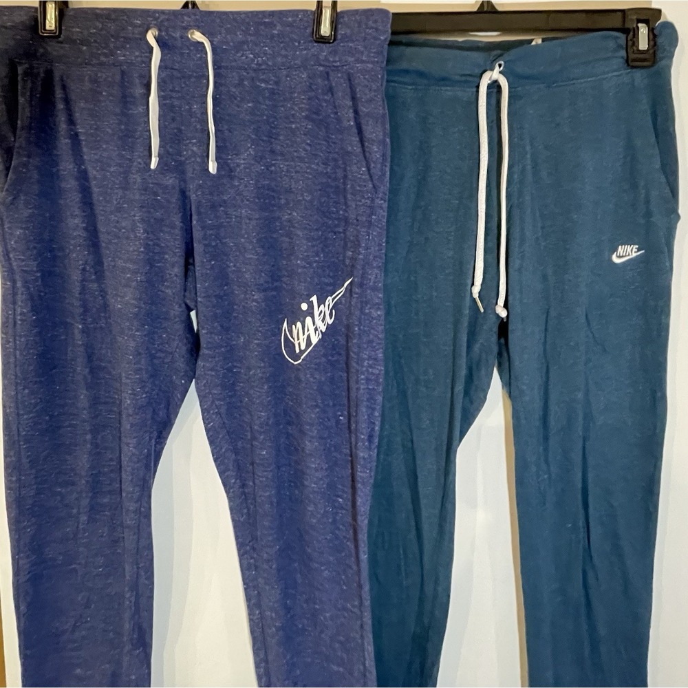 Lot Of 2 Nike Drawstring Elastic Waistband Active‎ Joggers Women's Size Medium M